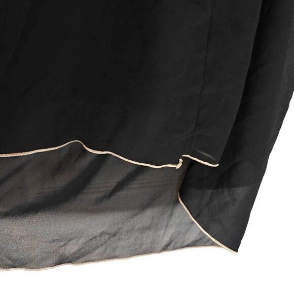 Linea Donatella Black Sheer Lingerie Top - Picture 5 of 6